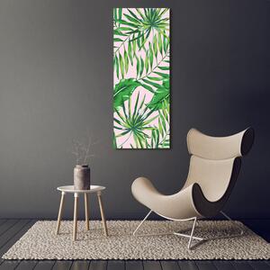 Imagine de sticlă frunze tropicale