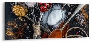 Tablou cu condimente (120x50 cm)