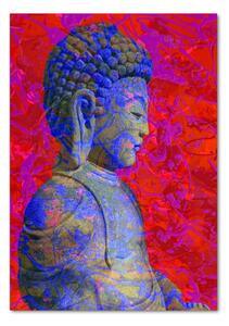 Tablou pe sticlă acrilică Abstracție buddha