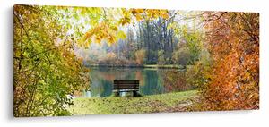 Tablou cu pescărie (120x50 cm)