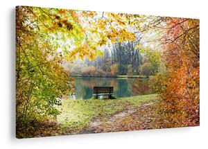 Tablou cu pescărie (90x60 cm)