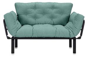 Canapea Extensibilă 2 locuri SUNNY, pentru terasă, 155x70x85 cm, Menta-Enjoy