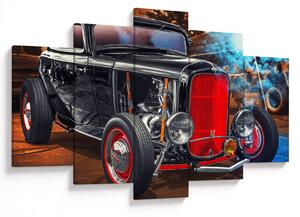 Tablou cu mașina veteran (150x105 cm)