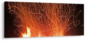 Tablou cu focul (120x50 cm)