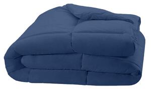 Pilota matlasata cu umplutura lana si invelis din bumbac ranforce pentru iarna, 400 g mp, Albastru, 140x210 cm
