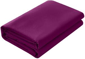 Cearsaf de pat din bumbac ranforce 100%, densitate 120 g mp, Mov, 140 220cm