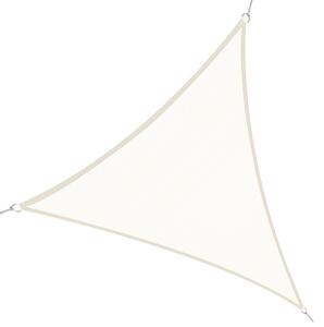 Cort Parasolar Triunghiular Outsunny, Crem, 6x6x6m | Aosom RO