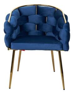Scaun Living Tapitat KJC15 Albastru
