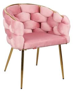 Scaun Living Tapitat KJC15 Roz
