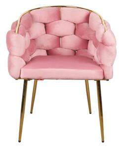 Scaun Living Tapitat KJC15 Roz