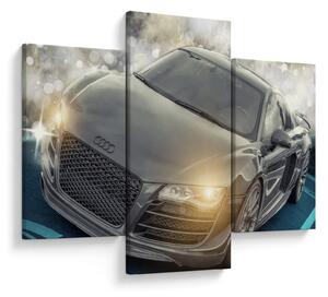 Tablou cu Audi - gri (90x60 cm)
