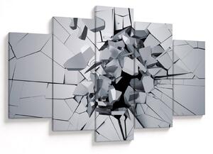 Tablou abstracție 3D (150x105 cm)