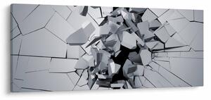 Tablou abstracție 3D (120x50 cm)