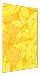 Imagine de sticlă flori galbene