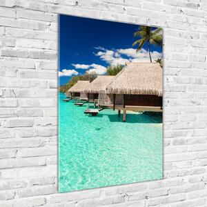 Fotografie imprimată pe sticlă Insula tropicala