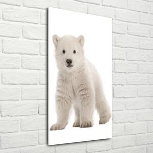 Tablou din Sticlă Un urs polar