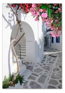 Imagine de sticlă sat grecesc