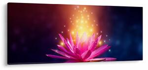 Tablou cu lotus pe apă (120x50 cm)