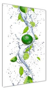 Tablou sticlă acrilică Lămâie verde