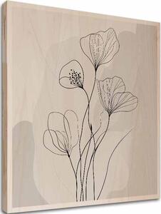 Imaginea pe lemn - Flora fiordurilor