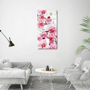 Print pe canvas orhidee roz