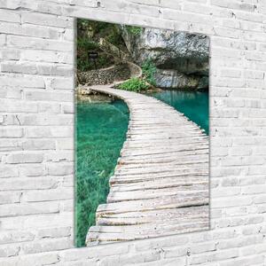 Fotografie imprimată pe sticlă Lacurile Plitvice