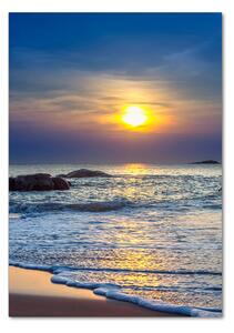 Fotografie imprimată pe sticlă Sunset Beach
