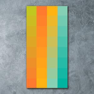 Tablou acrilic pătrate colorate