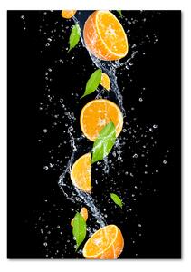 Tablou sticlă portocale