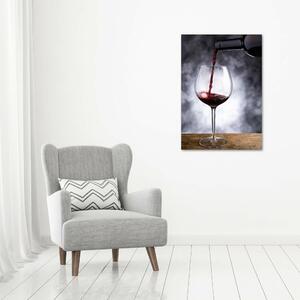 Fotografie imprimată pe sticlă vin rosu