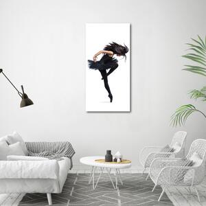 Fotografie imprimată pe sticlă balerină