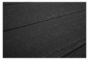 Masa de gradina pliabila, rezistenta intemperii, maner transport, 180x74x74 cm, HDPE/otel, negru