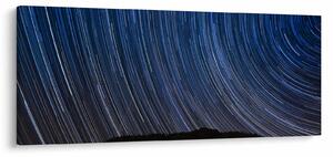 Tablou cu stele noaptea și cerul (120x50 cm)