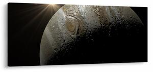 Tablou cu planetă în cosmos (120x50 cm)