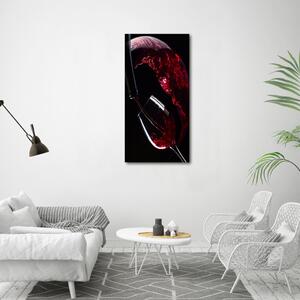 Fotografie imprimată pe sticlă vin rosu