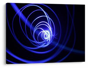Tablou cu spirale albastre (70x50 cm)