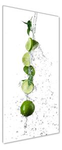 Imagine de sticlă lămâi verzi