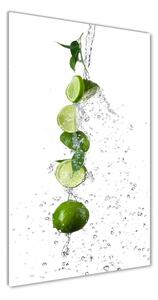 Imagine de sticlă lămâi verzi