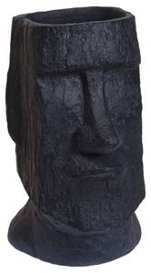 ProGarden Ghiveci siluetă Insula Paștelui, antracit, 25x25,5x43 cm 259000030