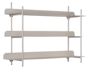 Raft gri etajat din metal 60 cm Riqueza Tres – PT LIVING