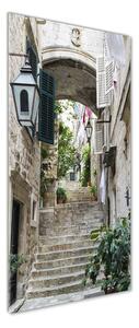 Imagine de sticlă Străzile din Dubrovnik