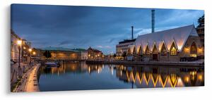 Tablou cu canalul - Göteborg (120x50 cm)
