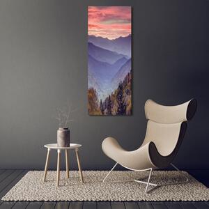 Tablou pe pânză canvas Ceață peste munți