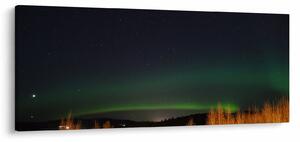 Tablou cu aurora borealis (120x50 cm)