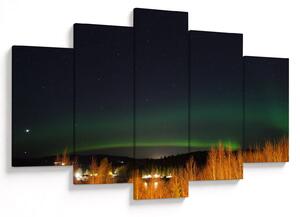Tablou cu aurora borealis (150x105 cm)