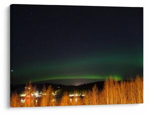 Tablou cu aurora borealis (70x50 cm)