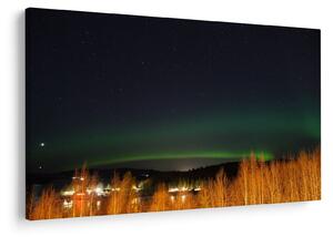 Tablou cu aurora borealis (90x60 cm)