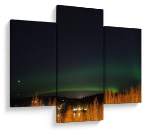 Tablou cu aurora borealis (90x60 cm)