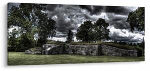 Tablou cu cerul întunecat (120x50 cm)