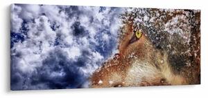 Tablou cu lup (120x50 cm)
